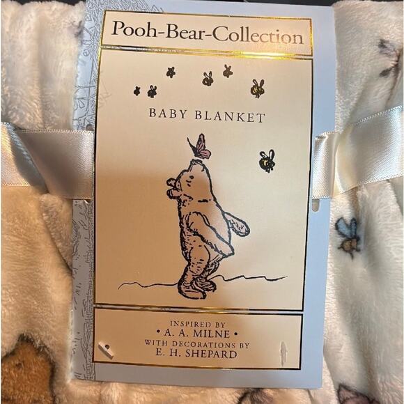 Pooh-Bear-Collection Super Soft Baby Blanket NWT - Picture 2 of 2